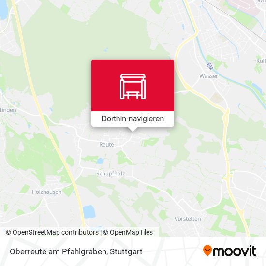 Oberreute am Pfahlgraben Karte