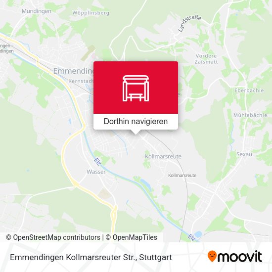 Emmendingen Kollmarsreuter Str. Karte