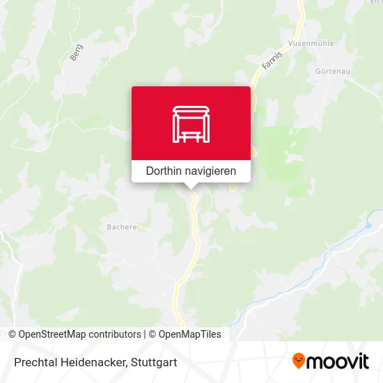 Prechtal Heidenacker Karte
