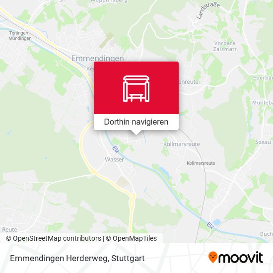 Emmendingen Herderweg Karte