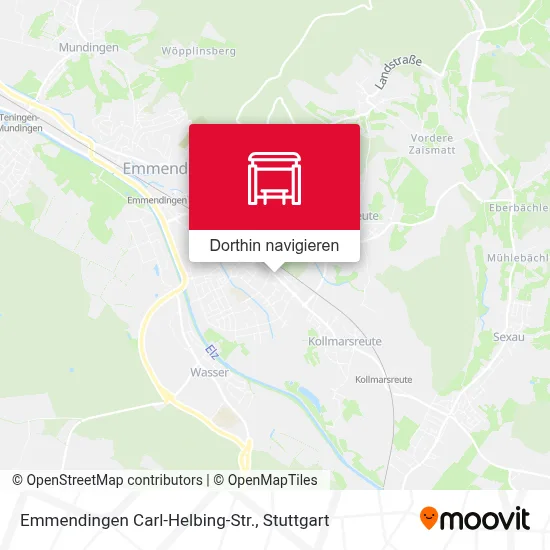 Emmendingen Carl-Helbing-Str. Karte