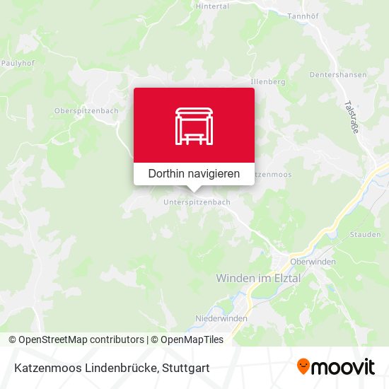 Katzenmoos Lindenbrücke Karte
