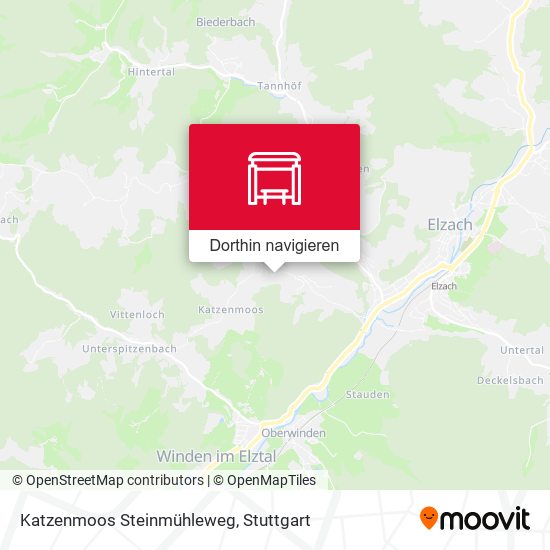 Katzenmoos Steinmühleweg Karte