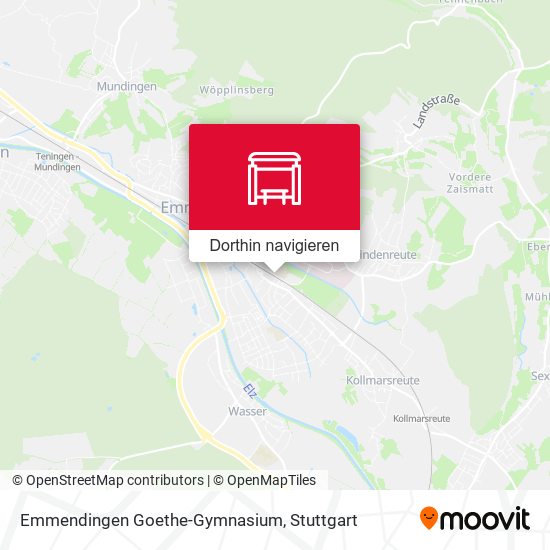 Emmendingen Goethe-Gymnasium Karte