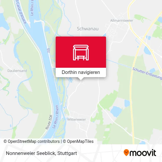 Nonnenweier Seeblick Karte