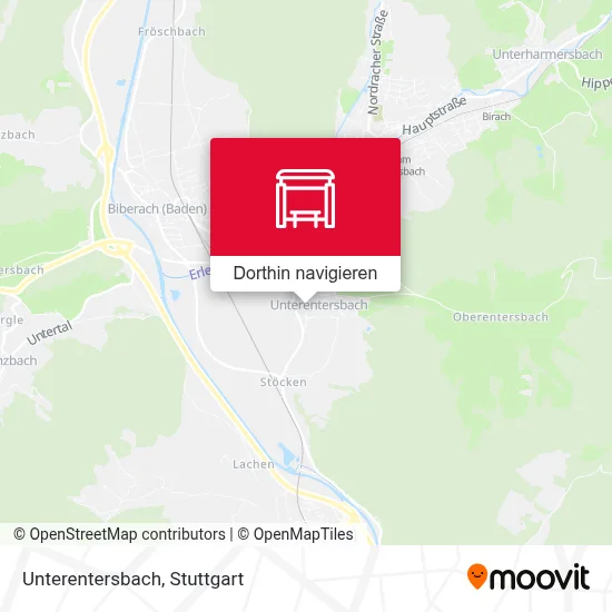 Unterentersbach Karte