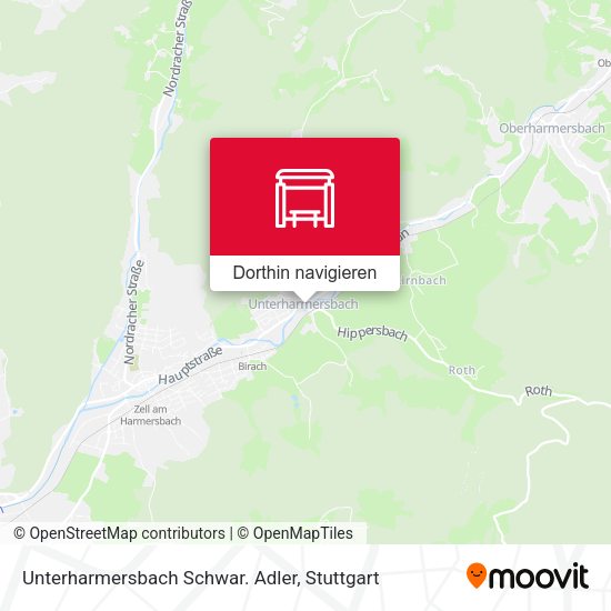 Unterharmersbach Schwar. Adler Karte