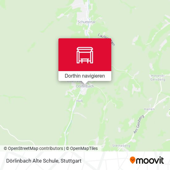 Dörlinbach Alte Schule Karte