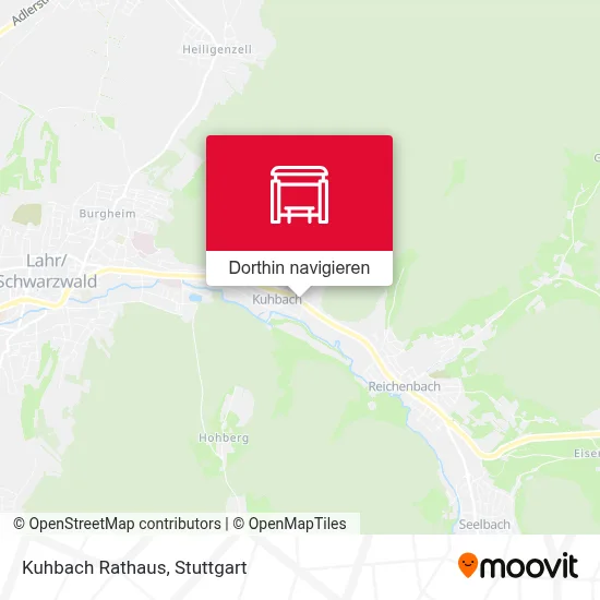 Kuhbach Rathaus Karte