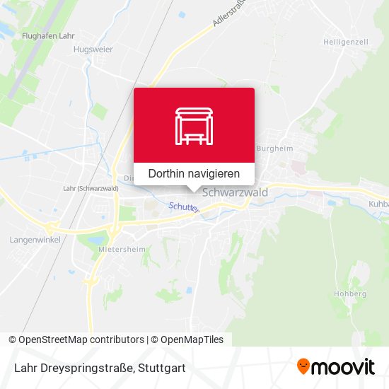 Lahr Dreyspringstraße Karte