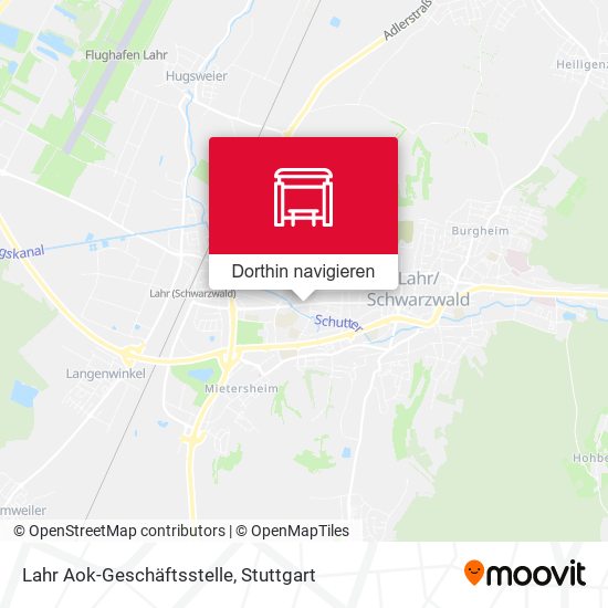 Lahr Aok-Geschäftsstelle Karte