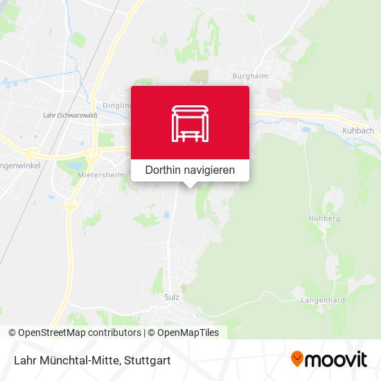Lahr Münchtal-Mitte Karte