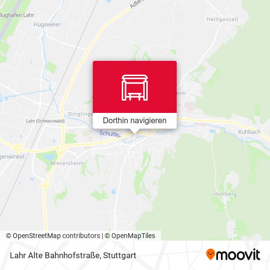 Lahr Alte Bahnhofstraße Karte