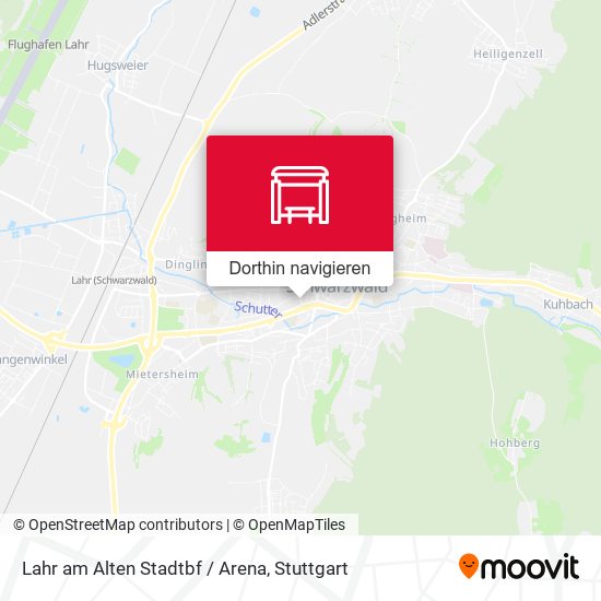 Lahr am Alten Stadtbf / Arena Karte