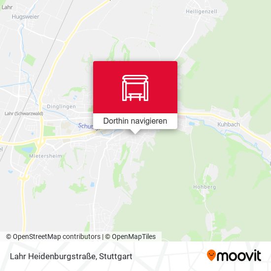 Lahr Heidenburgstraße Karte