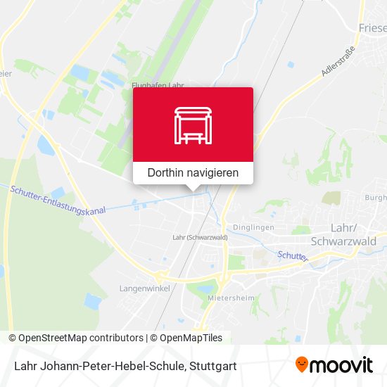 Lahr Johann-Peter-Hebel-Schule Karte