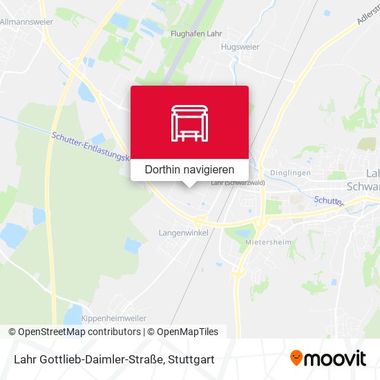 Lahr Gottlieb-Daimler-Straße Karte