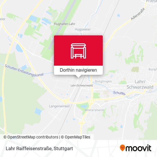 Lahr Raiffeisenstraße Karte