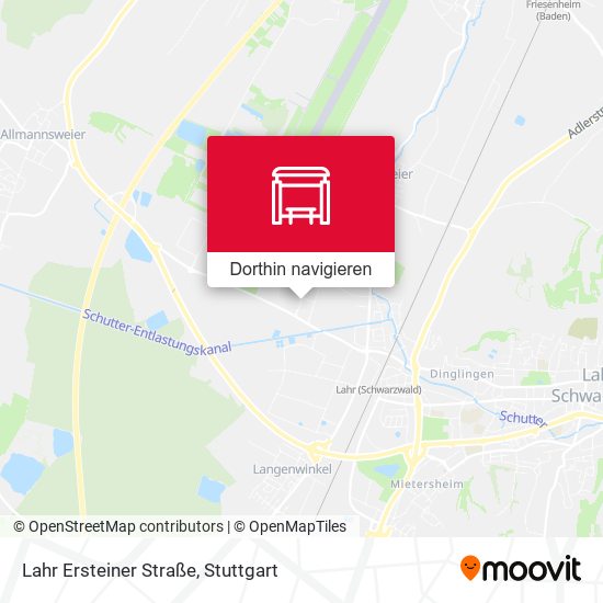 Lahr Ersteiner Straße Karte