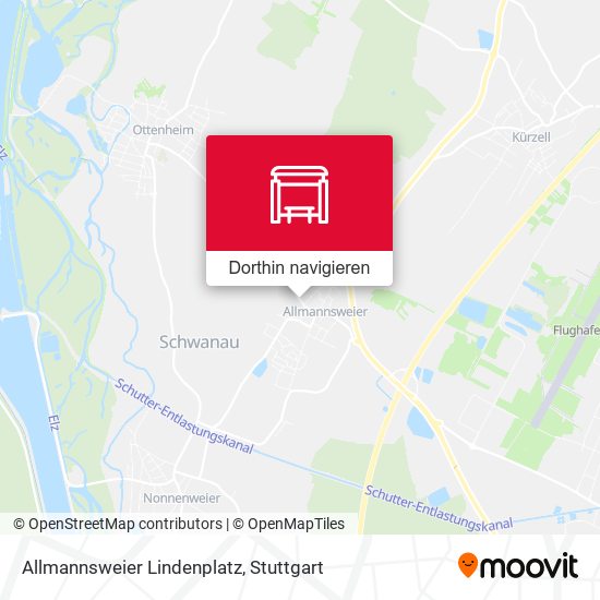 Allmannsweier Lindenplatz Karte