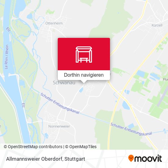 Allmannsweier Oberdorf Karte