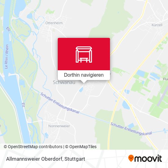 Allmannsweier Oberdorf Karte
