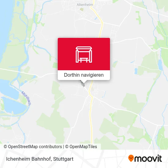 Ichenheim Bahnhof Karte