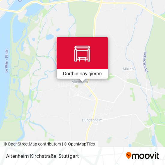 Altenheim Kirchstraße Karte