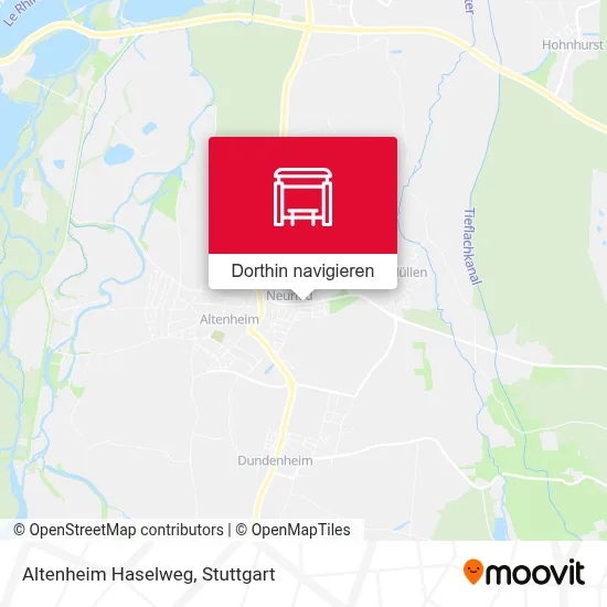 Altenheim Haselweg Karte