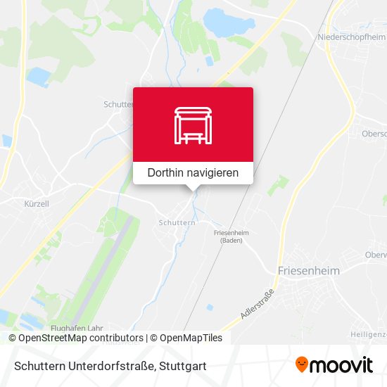 Schuttern Unterdorfstraße Karte