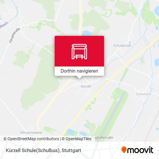 Kürzell Schule(Schulbus) Karte