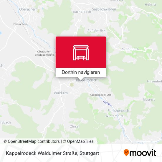 Kappelrodeck Waldulmer Straße Karte