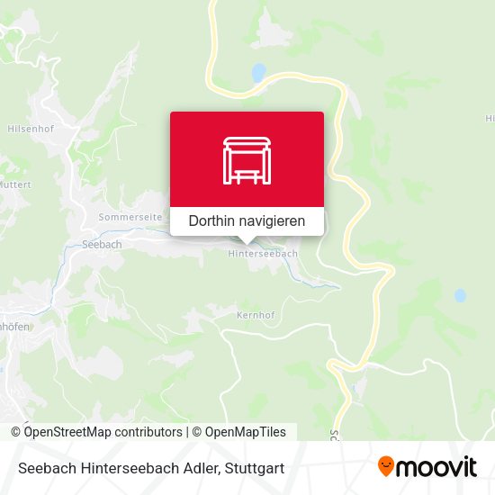 Seebach Hinterseebach  Adler Karte