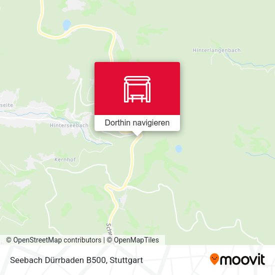 Seebach Dürrbaden B500 Karte