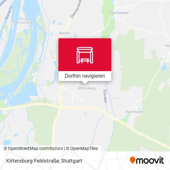Kittersburg Feldstraße Karte