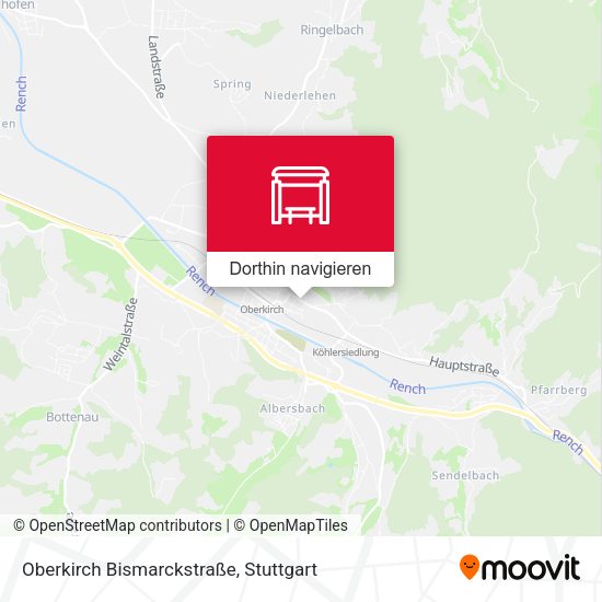 Oberkirch Bismarckstraße Karte