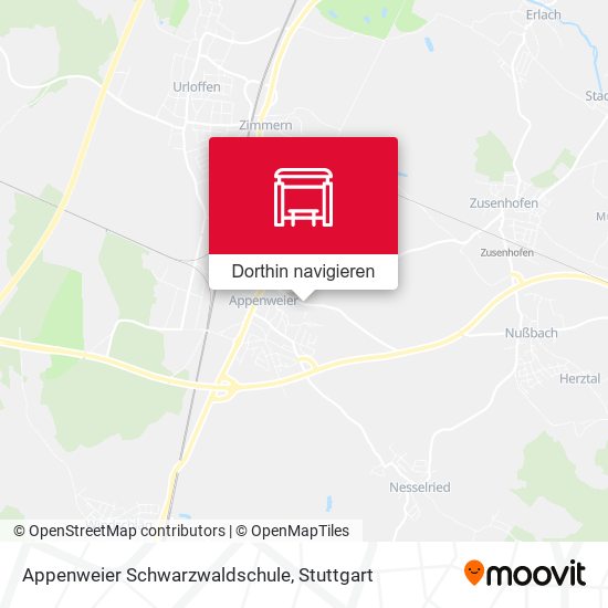 Appenweier Schwarzwaldschule Karte