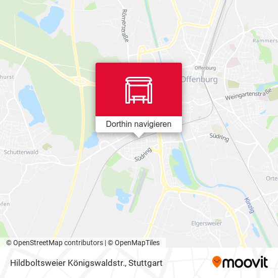 Hildboltsweier Königswaldstr. Karte