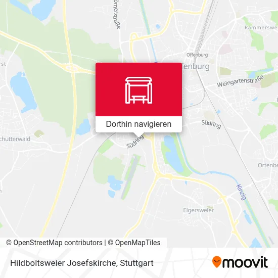 Hildboltsweier Josefskirche Karte