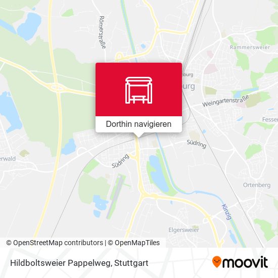 Hildboltsweier Pappelweg Karte
