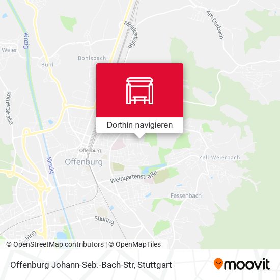 Offenburg Johann-Seb.-Bach-Str Karte
