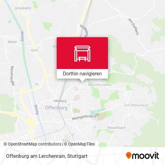 Offenburg am Lerchenrain Karte