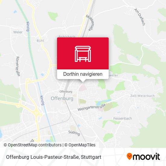 Offenburg Louis-Pasteur-Straße Karte