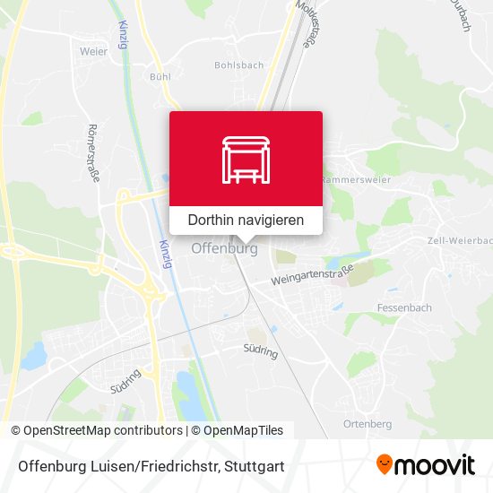 Offenburg Luisen/Friedrichstr Karte