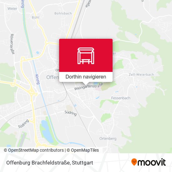Offenburg Brachfeldstraße Karte