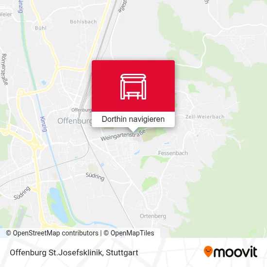 Offenburg St.Josefsklinik Karte