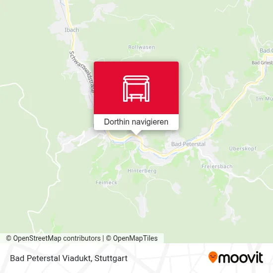 Bad Peterstal Viadukt Karte