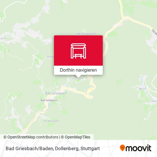 Bad Griesbach / Baden, Dollenberg Karte