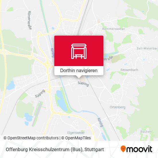 Offenburg Kreisschulzentrum (Bus) Karte