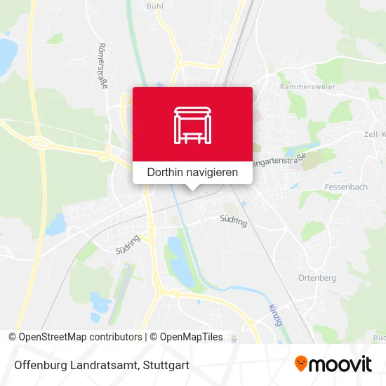 Offenburg Landratsamt Karte